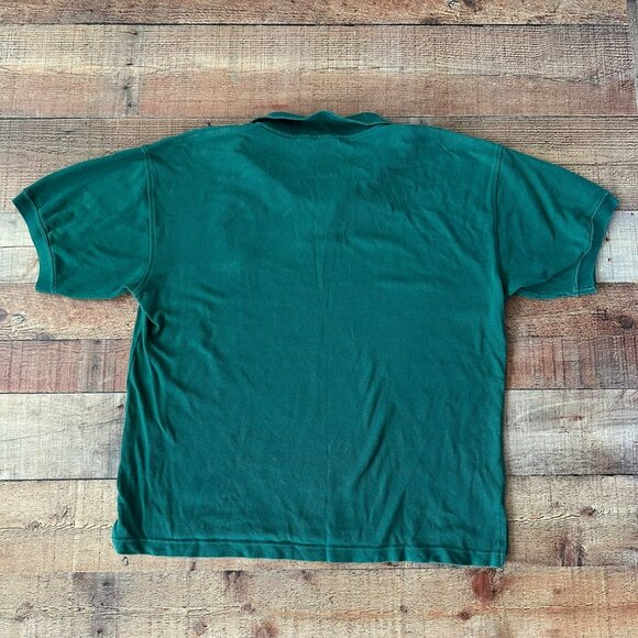 Vintage Warner Bros. Studio Store Green Polo Shirt Bugs Bunny Logo Embroidery - Picture 6 of 6